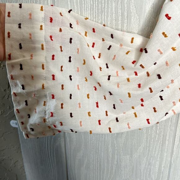 Madewell Square-Neck Top in Clipdot Size Small - Picture 4 of 7